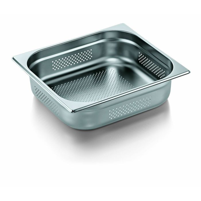 WAS GN 71 Behälter 2/3-065 mm Bodenlochung Chromnickelstahl