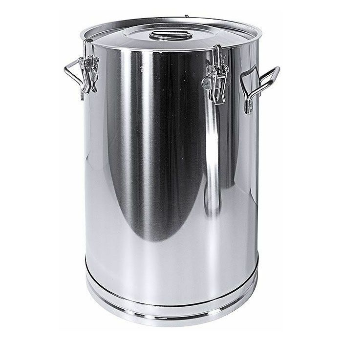 Behälter 3008 mit Deckel, Edelstahl 50 l