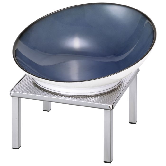 Frilich RAISER INOX Buffetschale, blau 225 mm