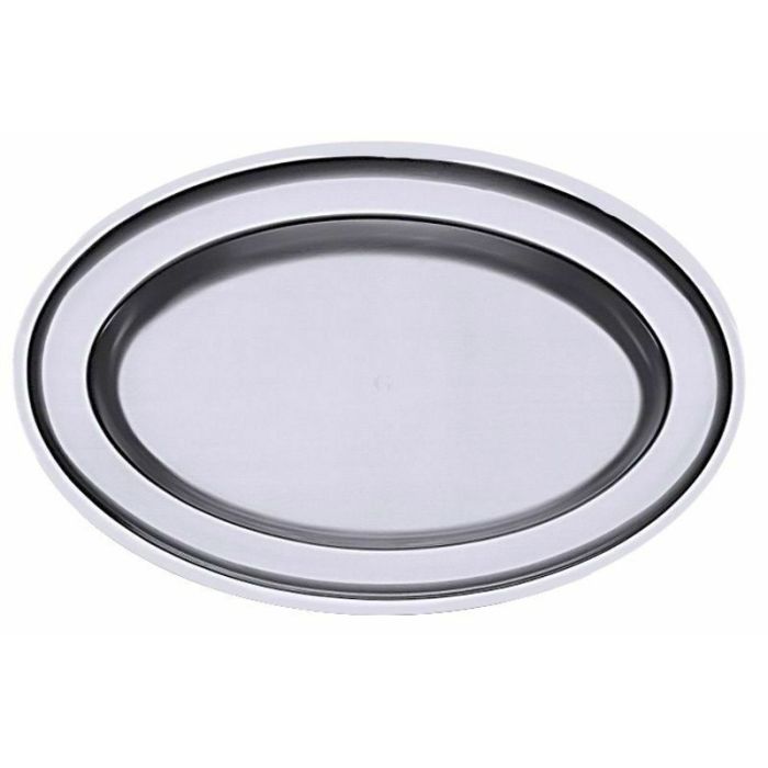 Contacto Bratenplatte, oval, gebördelt, 635 mm