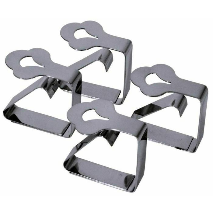 Contacto Tischtuchklammer, hochwertig, Set a 4 Stück