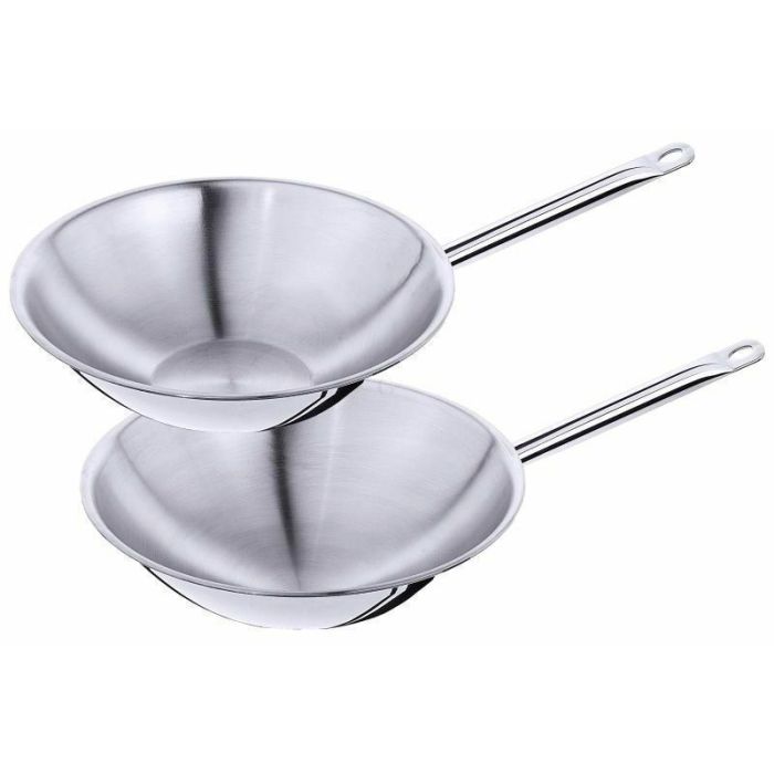 Contacto Wok Edelstahl, mehrschichtig, rund, 5 l