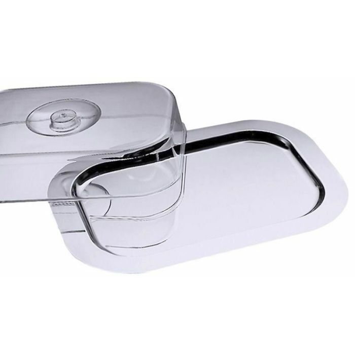 Contacto Tablett mit Haube, Edelstahl