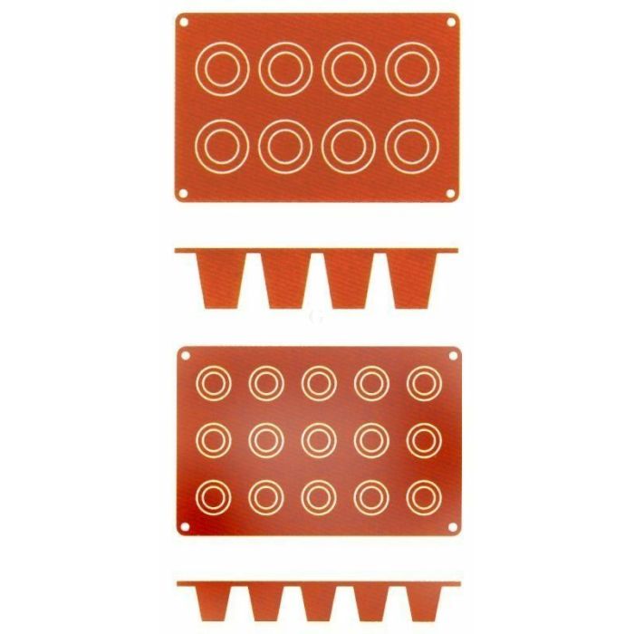 Contacto Silikon-Backmatte, Dariol, 8 Formen