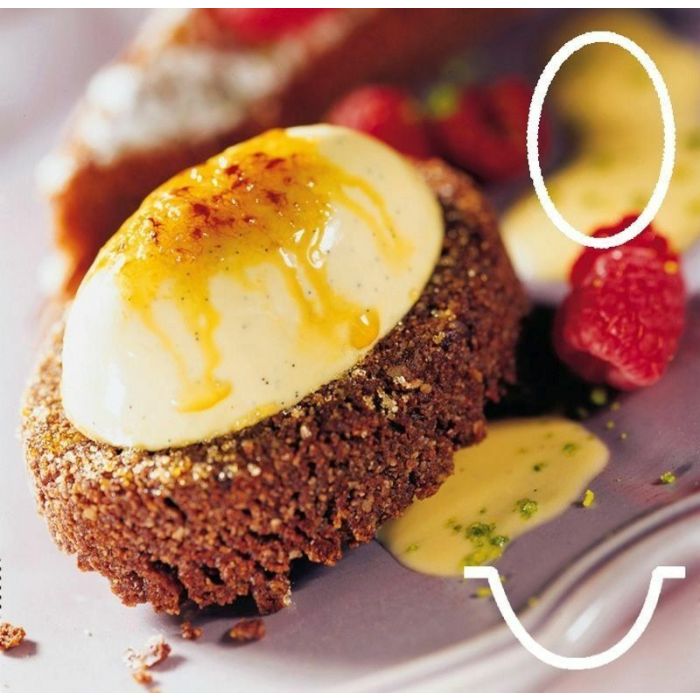 Contacto Backmatte gewölbte Klößchen