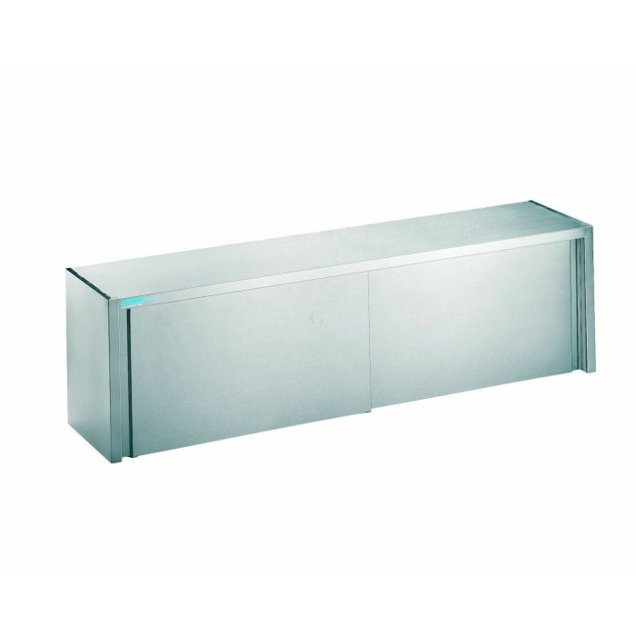 CHROMOnorm Edelstahl Wandhängeschrank mit Schiebetüren