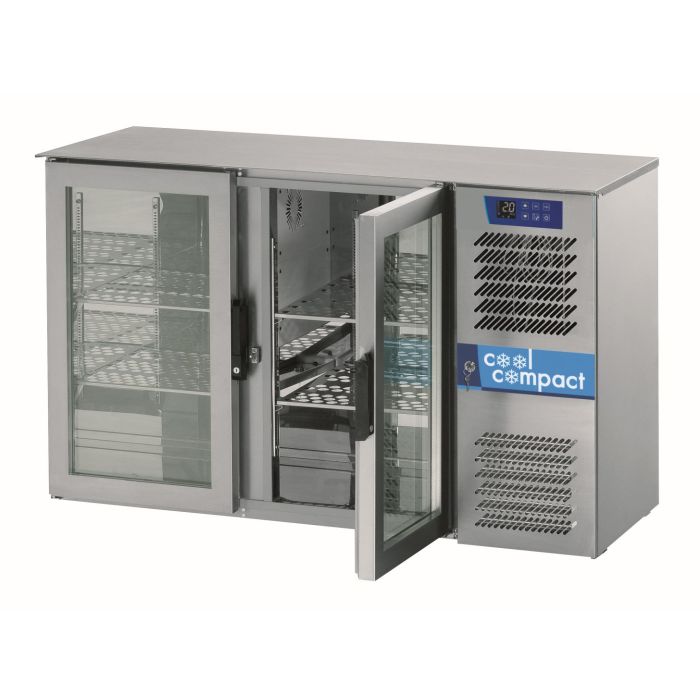 CoolCompact 2-türige Flaschen-Kühltheke