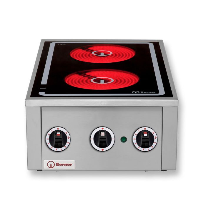 Berner Elektroherd BS2HPC 2 Kochstellen mit Strahlheizkörper