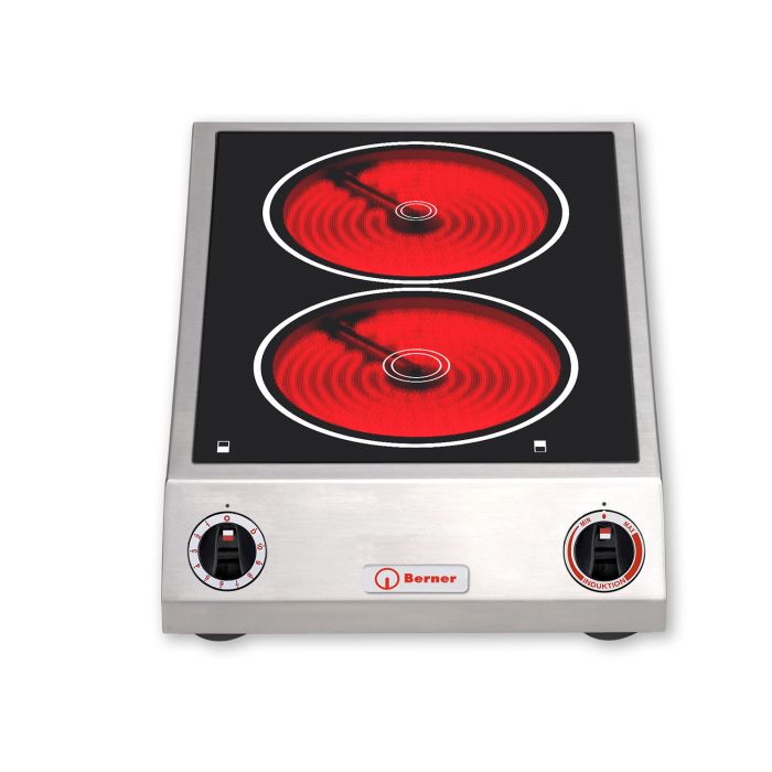 Berner Elektroherd BS2SK 2 Kochstellen mit Strahlheizkörper