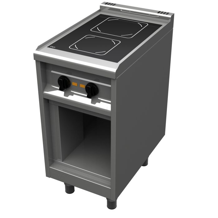 EKU Thermik 650 Elektroherd mit Ceranfeld 2 Kochzonen