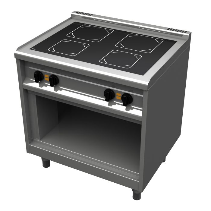 EKU Thermik 650 Elektroherd mit Ceranfeld 4 Kochzonen 