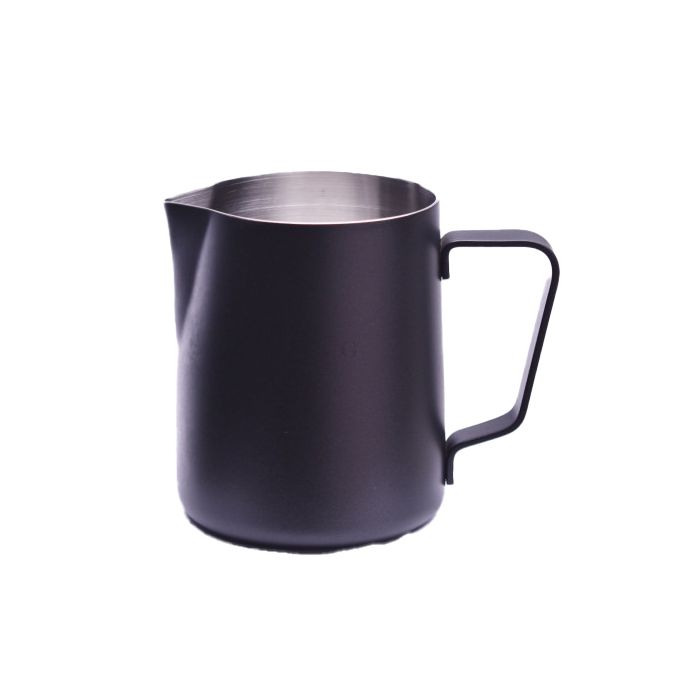 Coffway Milchkännchen mit Pulverbeschichtung 590 ml, schwarz