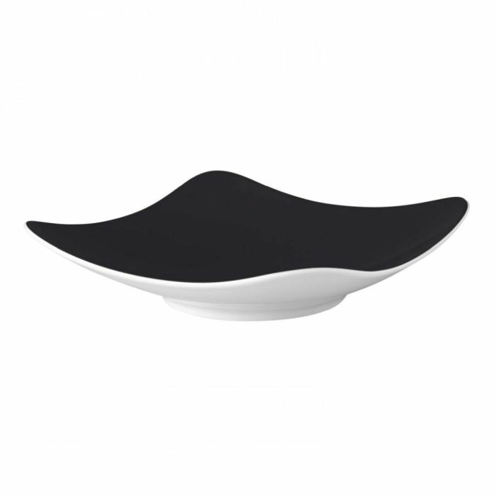 Seltmann Weiden COUP Fine Dining Fashion Coupschale eckig 22x22 cm M5384, schwarz 