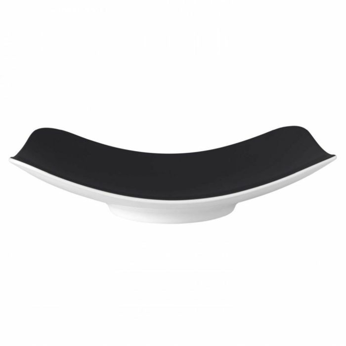 Seltmann Weiden COUP Fine Dining Fashion Coupschale rechteckig 25,5x18 cm M5386, schwarz