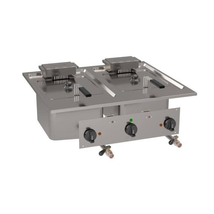 EKU Thermik Integral Einbau Großbecken Elektro Fritteuse D-FREG-80