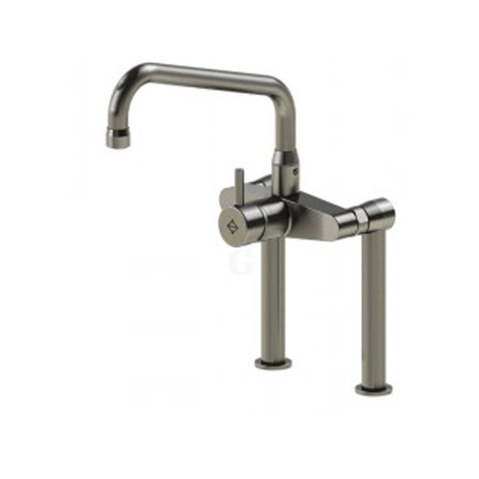 Echtermann Zweiloch-Einhebel-Mischbatterie 1/2 Zoll mit HU-Auslauf, A= 260 mm, H=310 mm