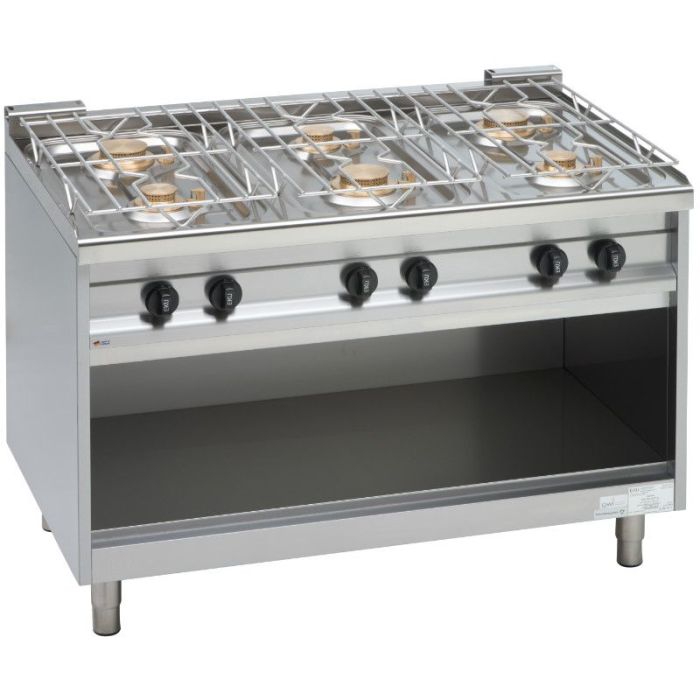 EKU Thermik 650 Gas-Herde "EmaxxBurner Kompakt" EB-650-GST-6