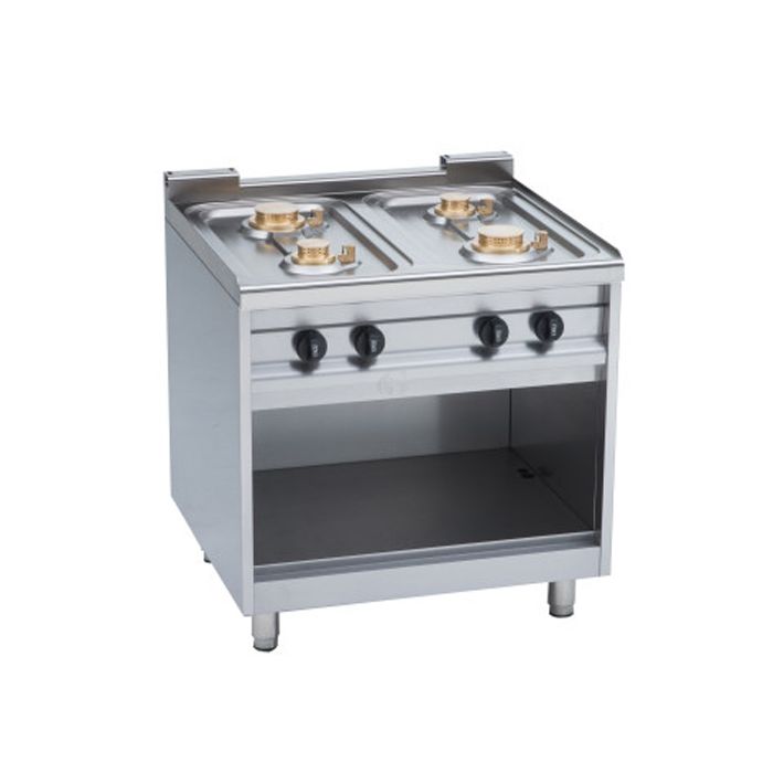 EKU Thermik 750 Gasherd PowerBurner GST-4-B beidseitig bedienbar