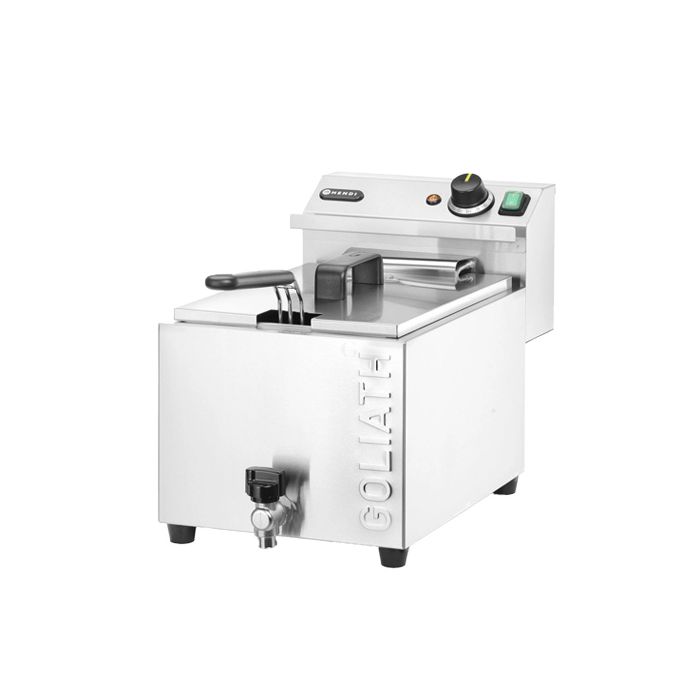 Hendi Fritteuse XL Goliath mit Ablasshahn