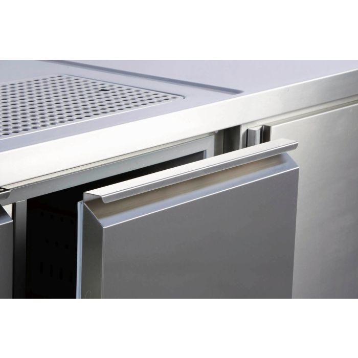 Cool Compact Getränketheke 1B 3 Kühlabteile Griffleiste