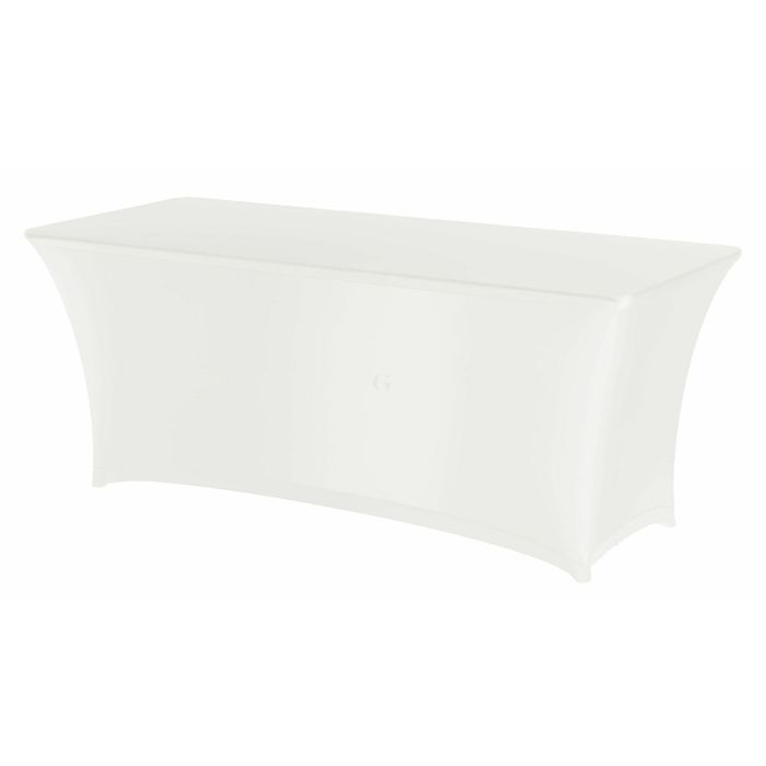 Hendi Tischhusse Symposium, rechteckig, 810910 + 810897, Weiß, 1830 x 760 x (H) 730 mm