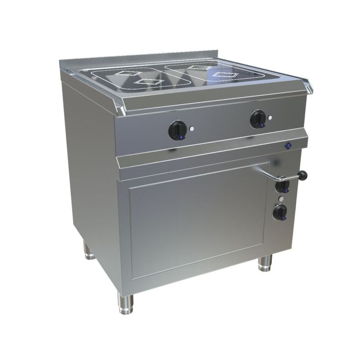 MKN Optima 700 Elektro Induktionsherd 4 Zonen mit E-Backofen 1 1/2 GN