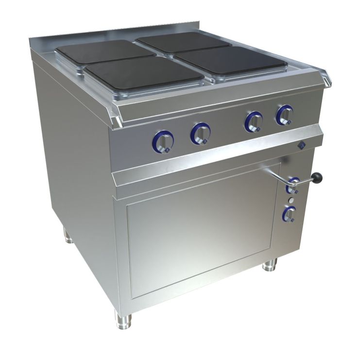 MKN Optima 850 Elektro Herd 4 Platten mit Backofen FlexPower
