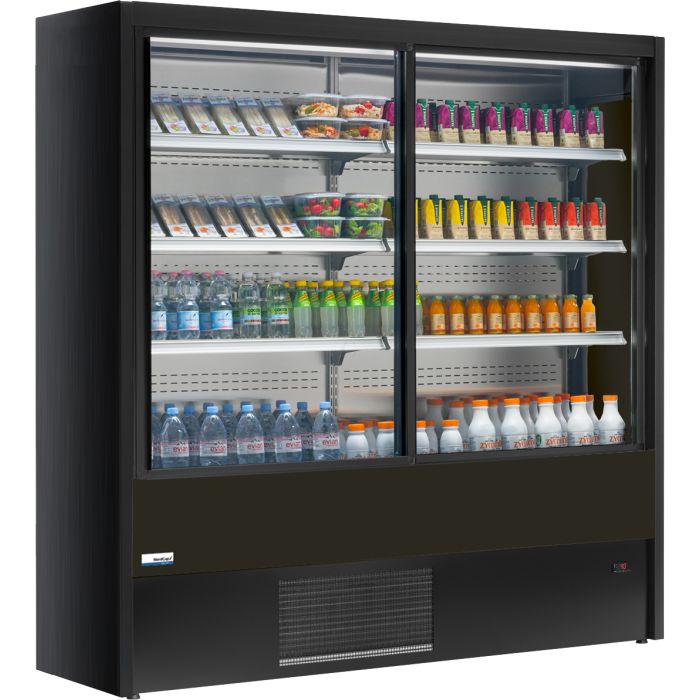 NordCap Cool-Line Wandkühlregal OLIMPO 150 mit Schiebetüren