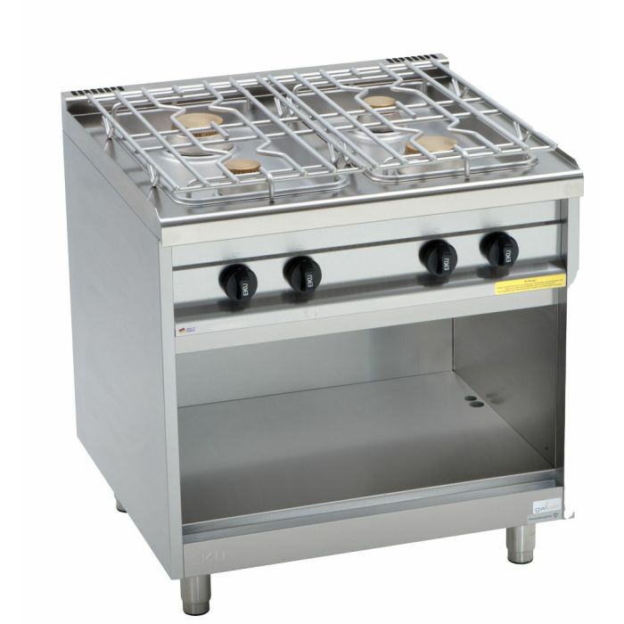 EKU Thermik 850 Gasherd PowerBurner GST-4-B beidseitig bedienbar