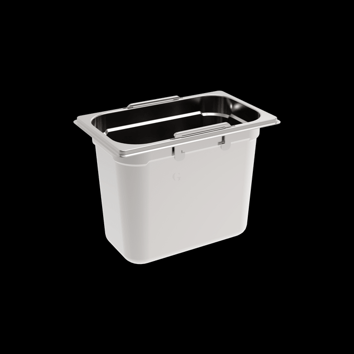 Rieber GastroNorm-Behälter GN 1/4 - 200 mm versenkbare Griffe