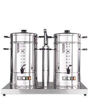 Hogastra Duo-Tec Kaffee + Heißwasser 1xCNS160 - 1xHWT20