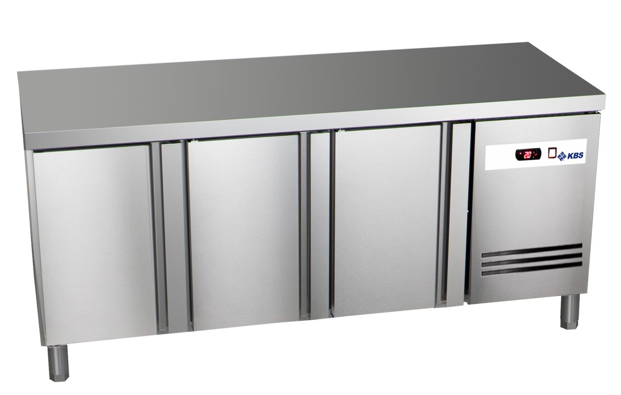 KBS Tiefkühltisch Ready TKT3600 mit Arbeitsplatte 3 Türen