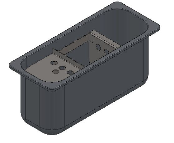 KBS Anbauportionierspüle für Eistheken