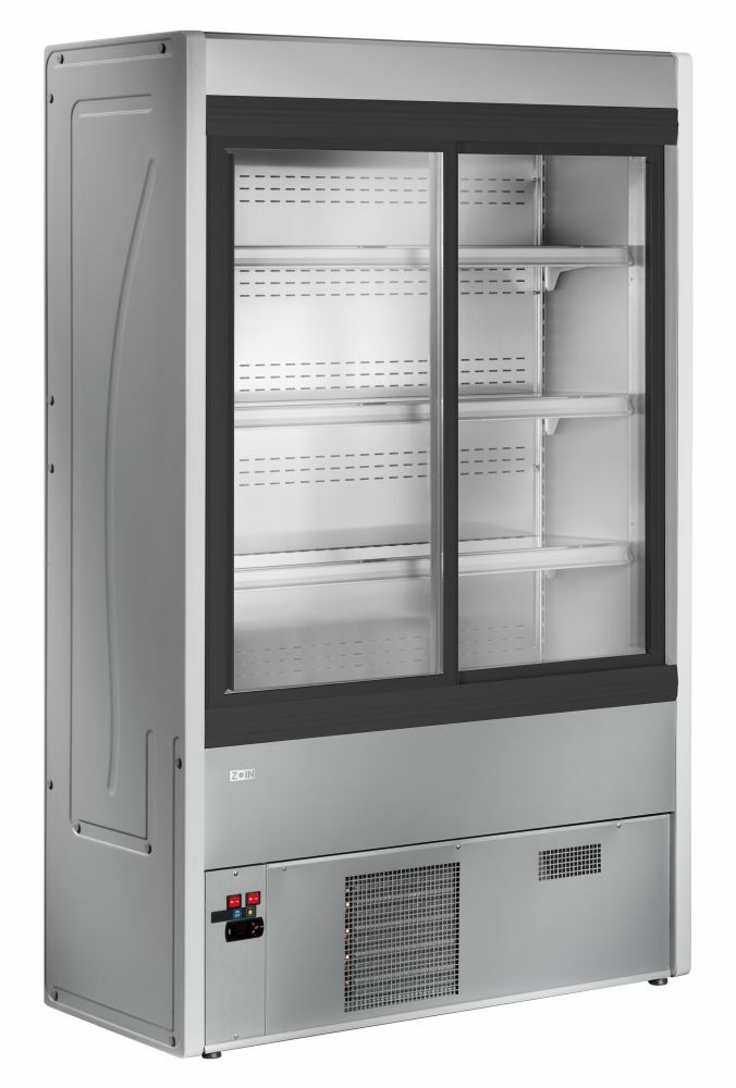 Wandkühlregal Aurin 2 150 mit Schiebetüren KBS Wandkühlregal Aurin 2 150 mit Schiebetüren