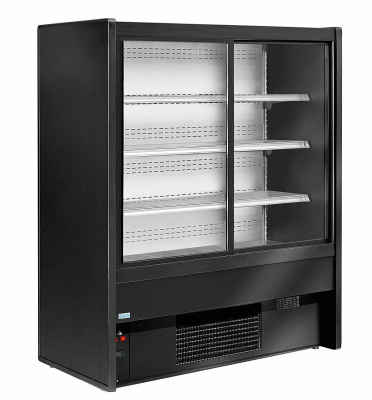 Wandkühlregal Dilara 150 mit Schiebetüren selbstschließend KBS Wandkühlregal Dilara 150 mit Schiebetüren selbstschließend