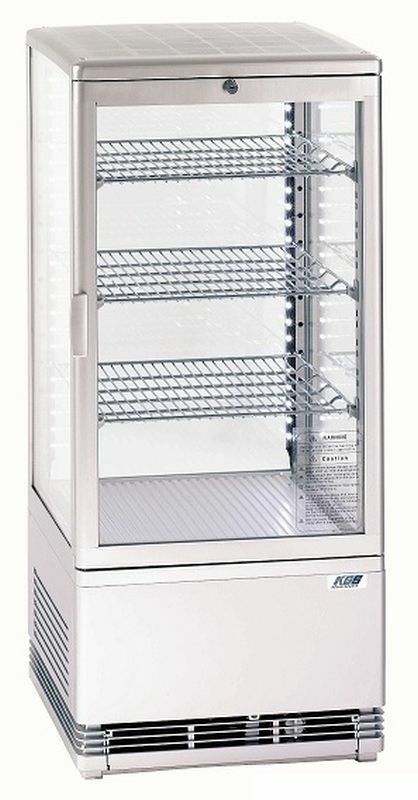 KBS Tischkühlvitrine RT-78 G LED (weiß) KBS Tischkühlvitrine RT-78 G LED (weiß)