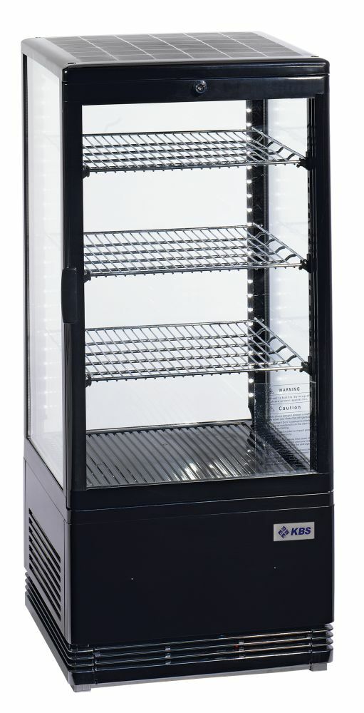 KBS Tischkühlvitrine RT-78 G LED (schwarz) KBS Tischkühlvitrine RT-78 G LED (schwarz)