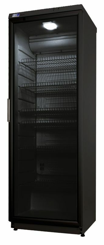 KBS Glastürkühlschrank CD 350 schwarz mit Schloß KBS Glastürkühlschrank CD 350 schwarz mit Schloß