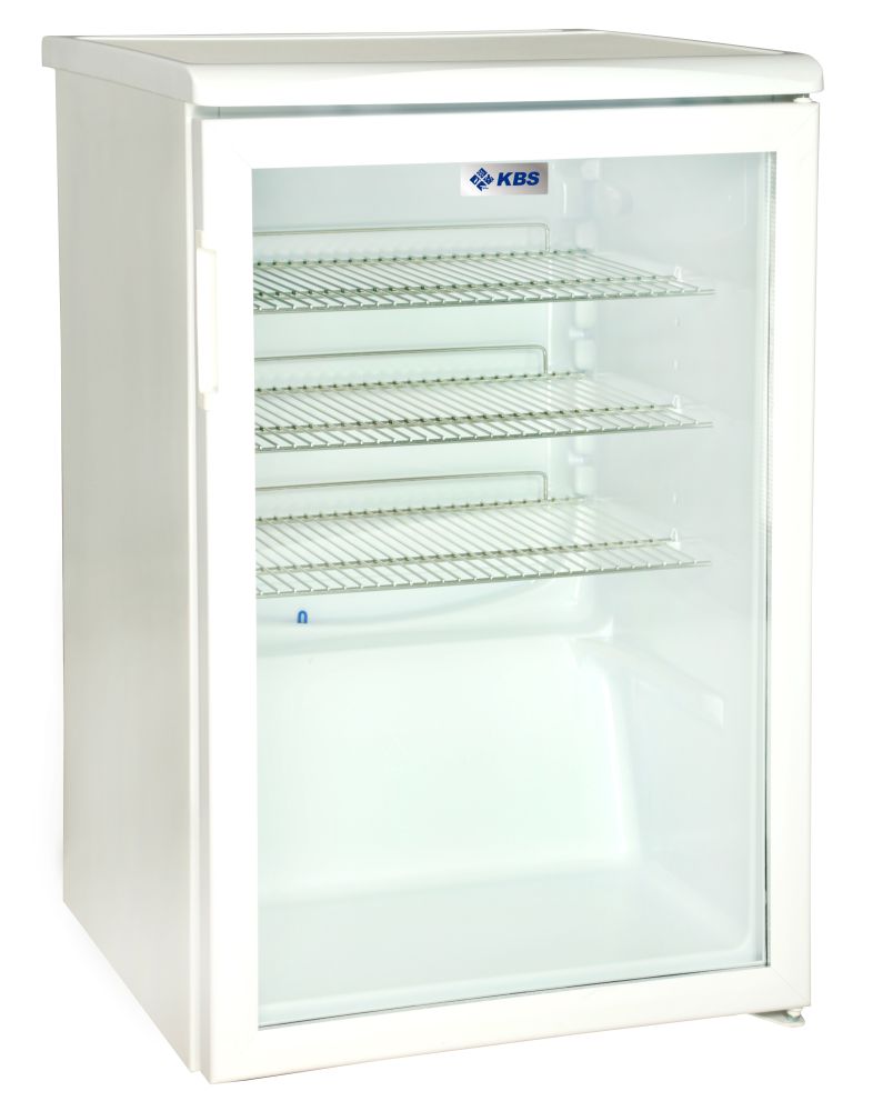 KBS Glastürkühlschrank K 140G weiß