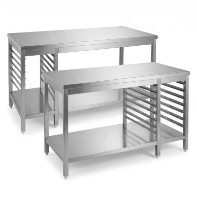 Arbeitstische mit Auflagewinkel