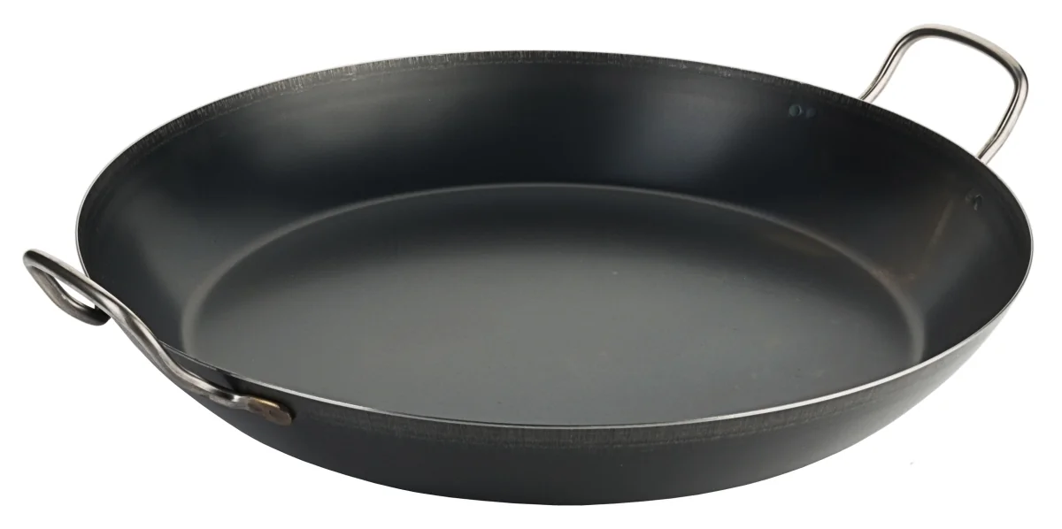 Contacto Paella-Eisenpfanne, gebläuter Stahl, 420 mm
