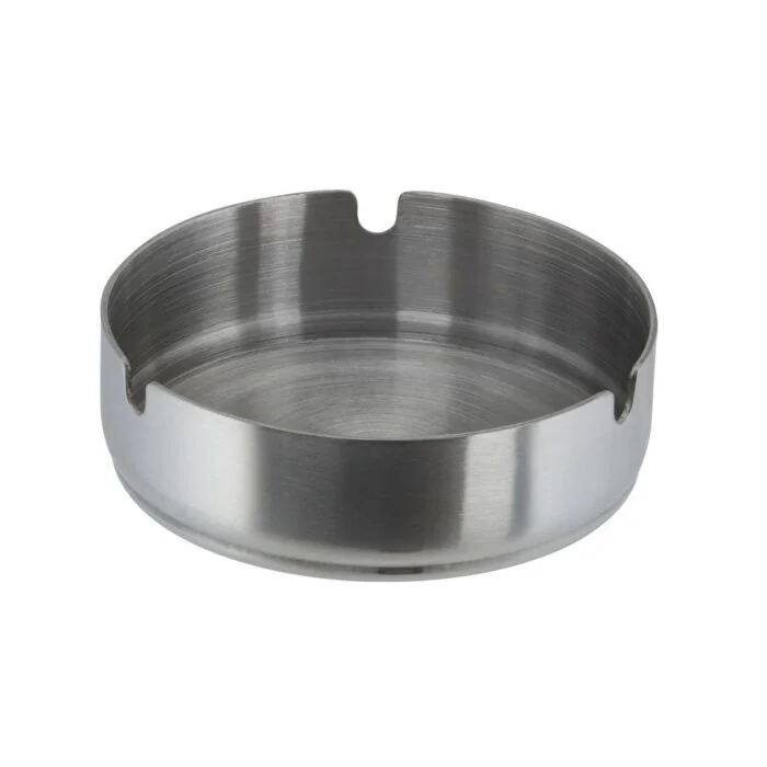 APS Aschenbecher Edelstahl mattiert 10 cm