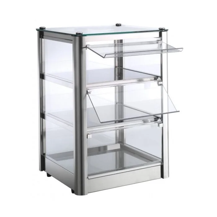 Neumärker Backwaren-Warmhaltevitrine Cube 3 Neutral