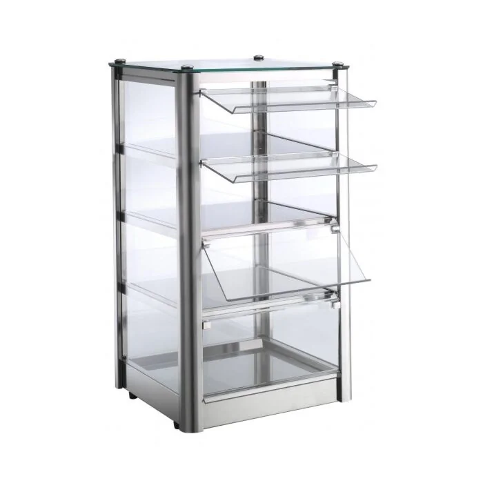 Neumärker Backwaren-Warmhaltevitrine Cube 4 Neutral