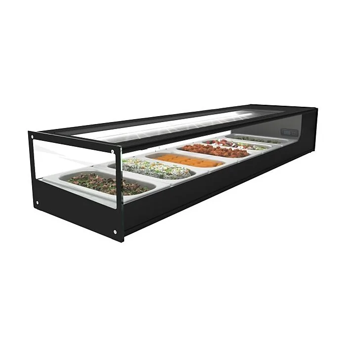 Neumärker Kühlvitrine Logic Sushi 6 6x 1/3 GN x 40 mm