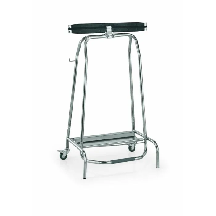 WAS Müllbeutelhalter mit Fußpedal Höhe 95 cm Edelstahl