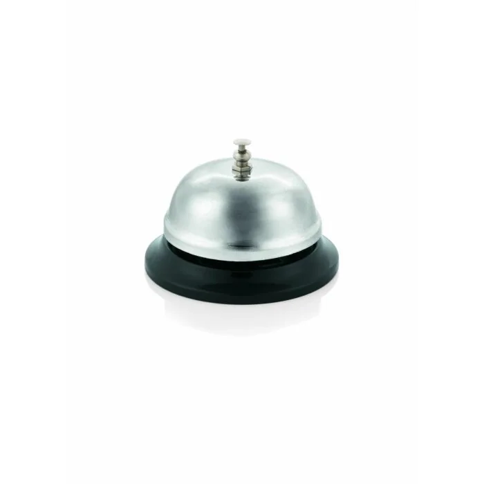 WAS Rezeptionsglocke Ø 8,5 cm silberfarben Edelstahl