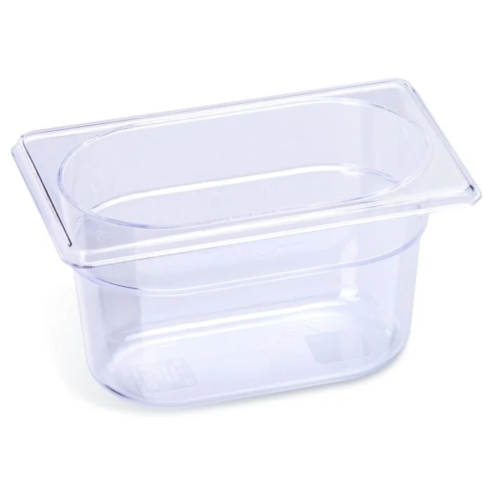 B.PRO Gastronorm-Behälter 0,9 Liter Polycarbonat GN 1/9-100 mm