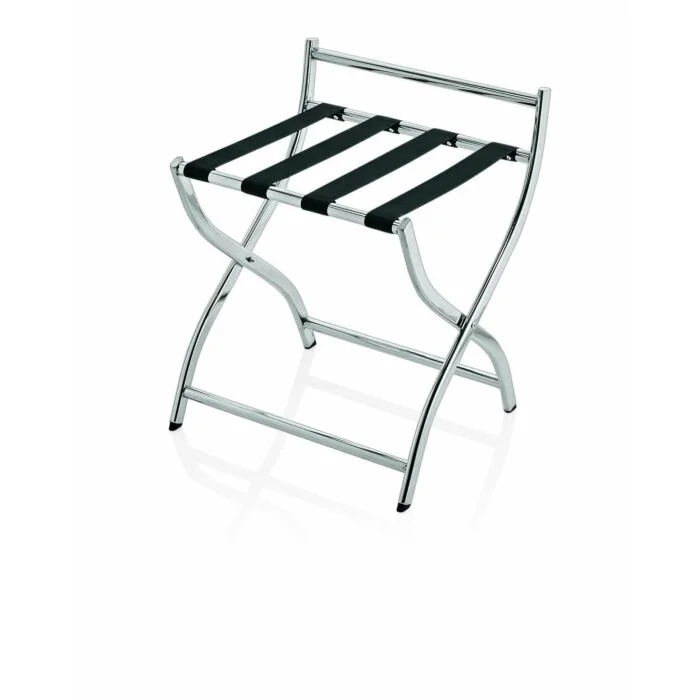 WAS Gepäckablage mit Wandschutz 50 x 48 x 54 cm silberfarben Chromnickelstahl