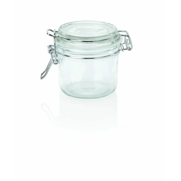 WAS 3 x Bügelverschlussglas 0,15 Liter Ø 8 cm Glas